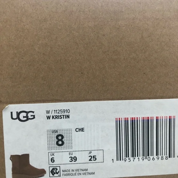 Women's Chestnut UGG Kristin wedge boots - Picture 7 of 7